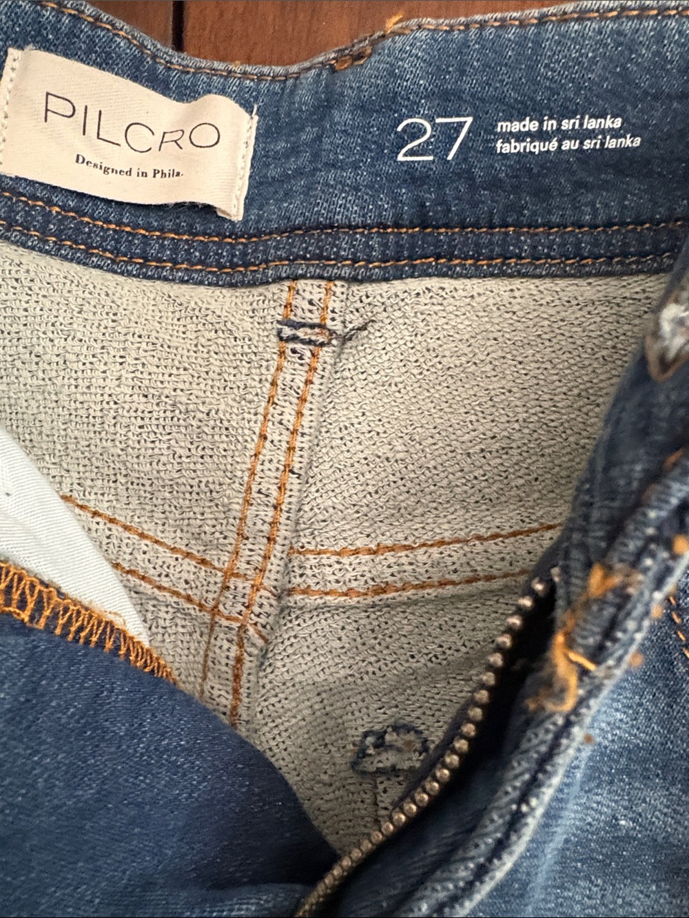 Pilcro Wide-Leg Jeans in Medium Blue Wash
ADI Knit mid-rise flared jeans - Picture 3 of 6